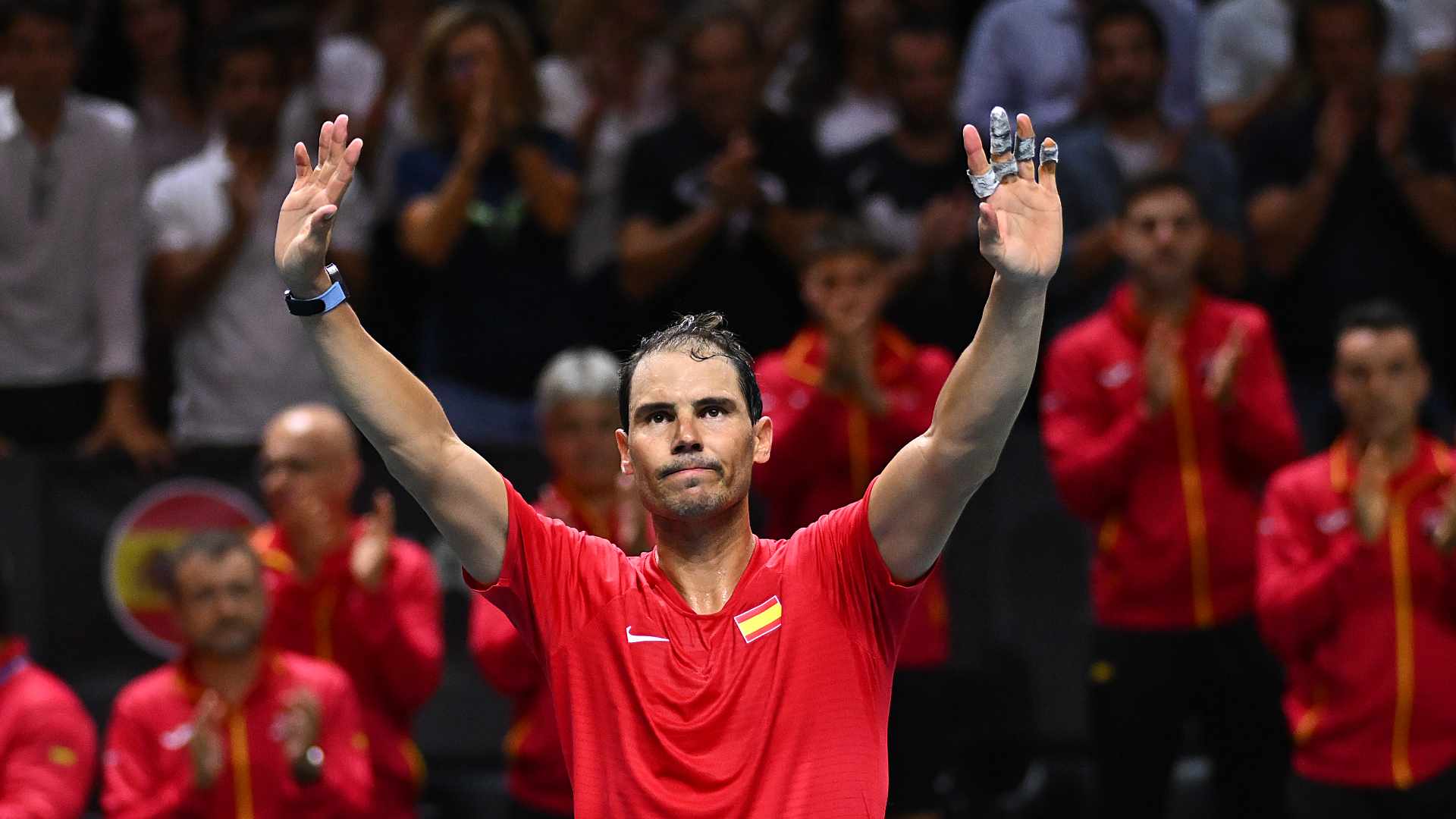Rafael Nadal played his final professional match at the Davis Cup in Malaga in November 2024.