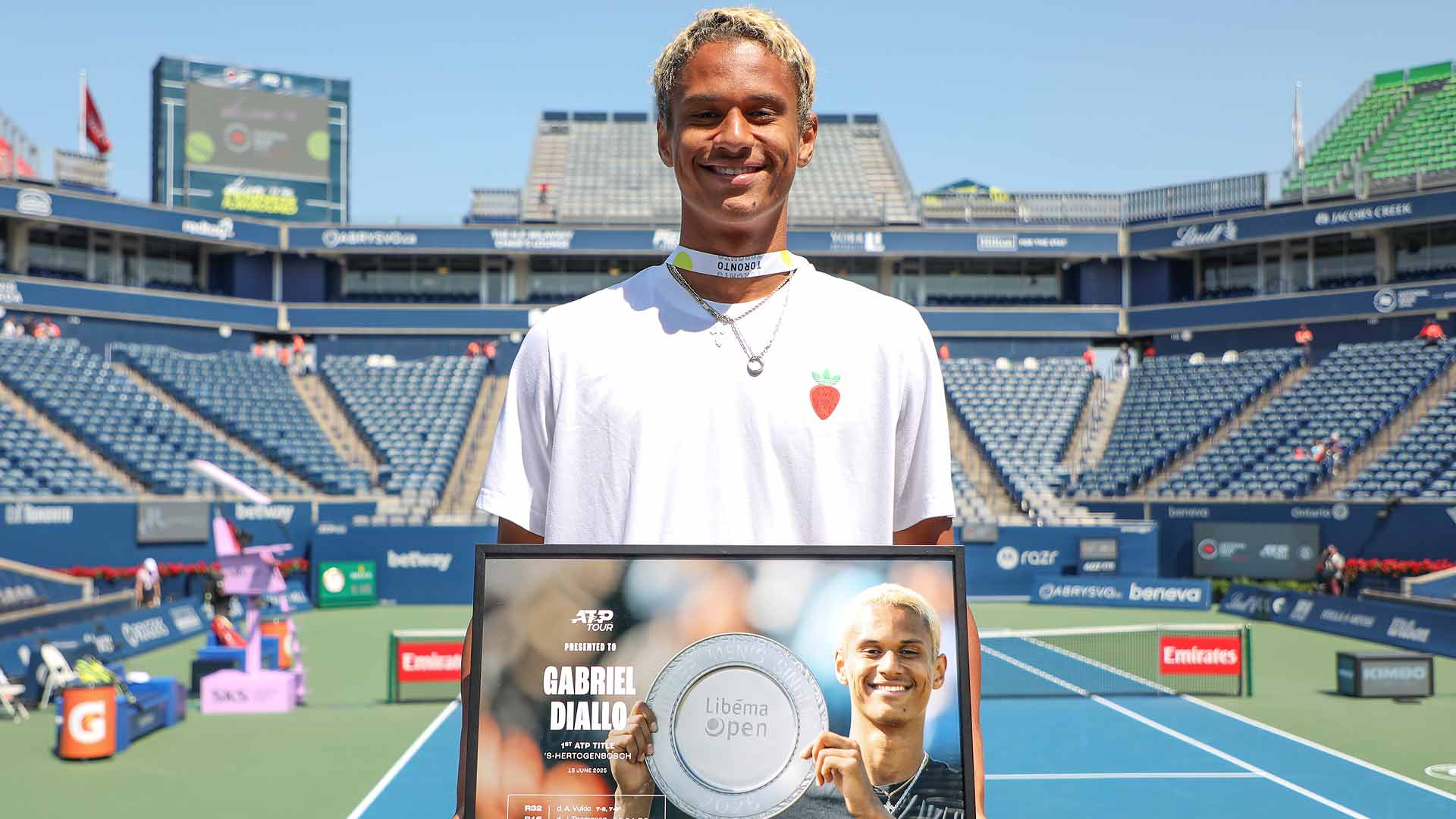 Gabriel Diallo, who won his first ATP Tour title this year in 's-Hertogenbosch, is a seed at an ATP Masters 1000 event for the first time in Toronto.