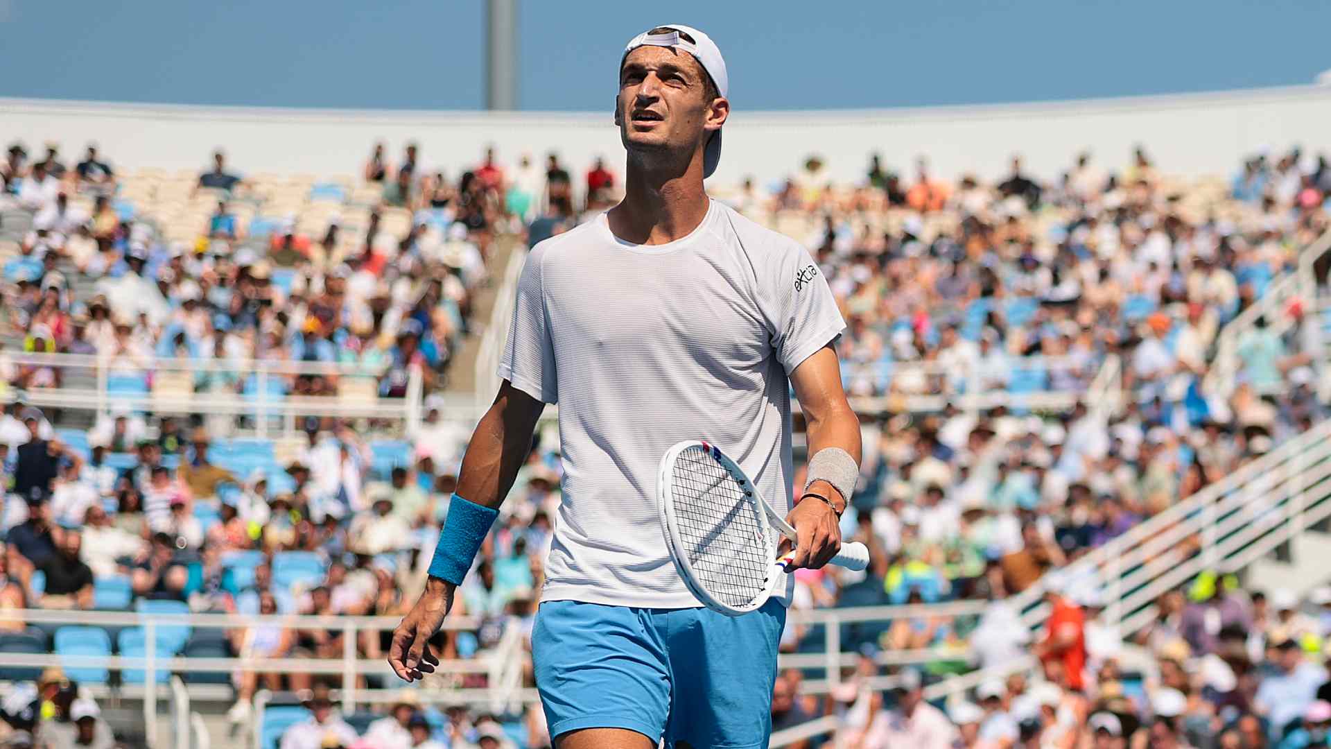 Terence Atmane lost to Jannik Sinner in the semi-finals at the Cincinnati Open on Saturday.